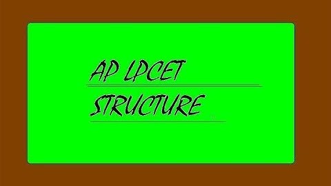 Ap lpcet previous year paper structure #lpcet2020 . ( check description for 2021 preparation  ).
