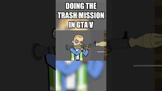 Doing the trash mission in GTA V online #gta #shorts