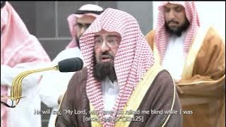 Surah Taha(111-135) | Sheikh Abdul Rahman Al Sudais | English translation  #quran #recitation