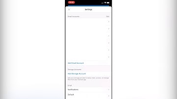 How do I reconfigure my emails in the Outlook app (iOS)?