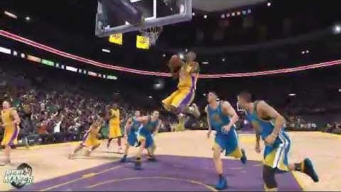 NBA - 2k11 Kobes amazing dunk