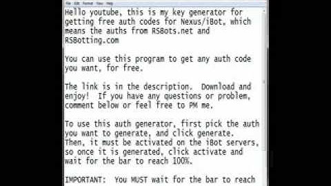 [UPDATED] New RSBots.net Auth Code Generator - WORKING (7/22/2010)