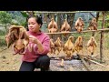 Full 380 days build life farm  smoked chicken duck  market sell  gardening