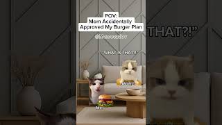 POV: Mom Accidentally Approved My Burger Plan 💀🍔