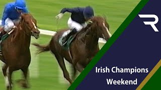 Iron Horse GIANT'S CAUSEWAY sees them all off to win the 2000 Irish Champion Stakes - his fifth G1!