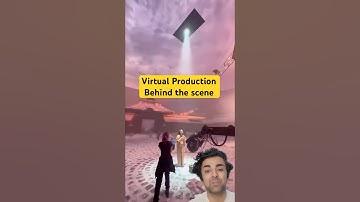 Behind the Scenes: Virtual Production Magic with Unreal Engine 🎮✨ #vfx #unreal engine #filmmaking