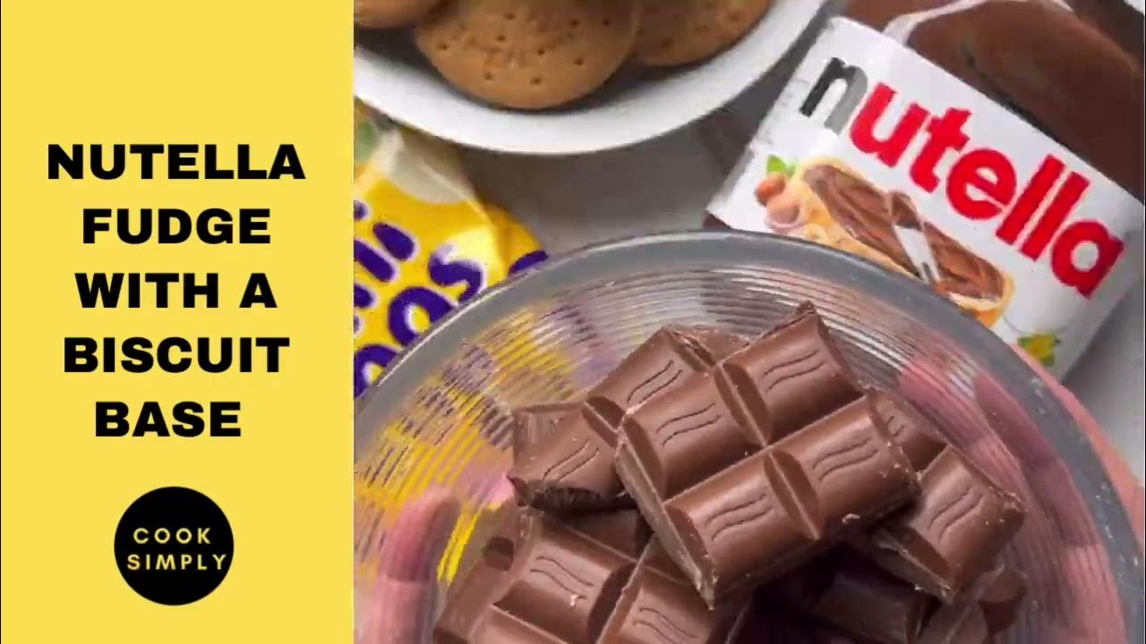 Sweet and delicious Nutella fudge recipe YouTube