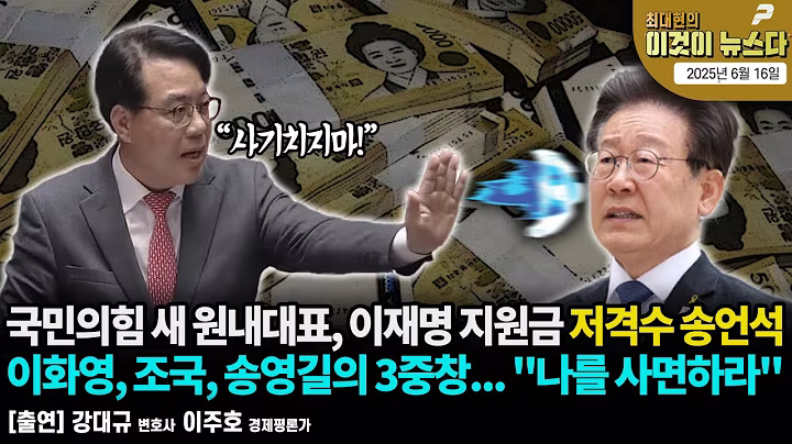 국민의힘 새 원내대표, 이재명 지원금 저격수 송언석 [최대현의 이것이 뉴스다]