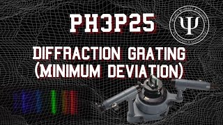 PH3P1 Diffraction grating (minimum deviation) Update
