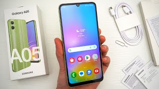 Samsung A05 Unboxing, HandsOn & First Impressions! (The Cheapest Phone)