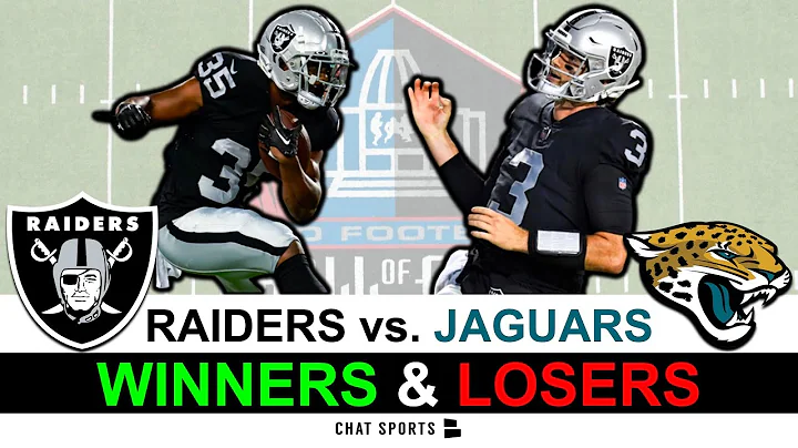 Raiders Winners & Losers Against Jaguars In NFL Ha...