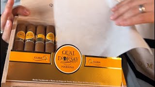 Review of the Cuban cigar Quai dorsay no. 52, specially made for France.