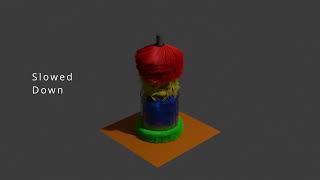 Blender Car Wash Brush Physics Using A Glass Cylinder