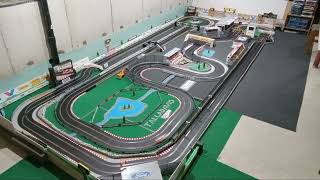 First race on the newest Scalextric layout and a few more updates.