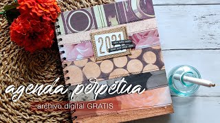 TUTORIAL // y de REGALO... Agenda perpetua en archivo descargable GRATIS!!!  🎁✨