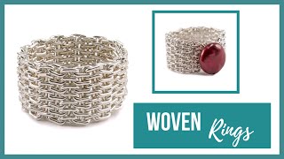 Woven Rings - Beaducation.com
