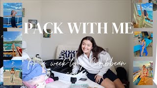 Pack With Me | Week-Long Caribbean Cruise