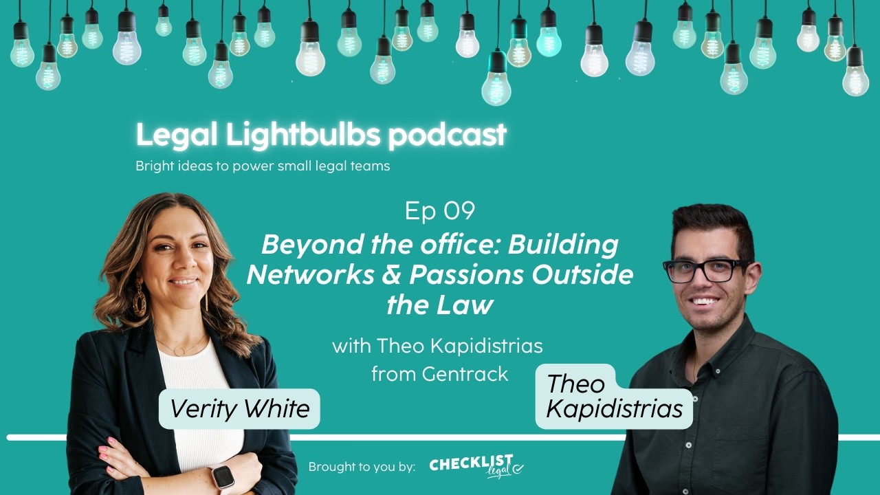 E9 - Beyond the Office: Building Networks & Passions Outside the Law with Theo Kapidistrias