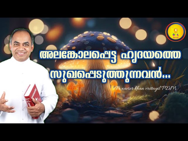 അലങ്കോലപ്പെട്ട ഹൃദയത്തെ സുഖപ്പെടുത്തുന്നവൻ...FR.XAVIER KHAN VATTAYIL PDM class=