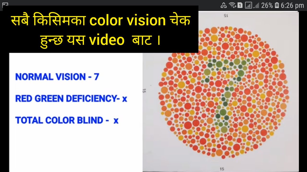 Check your color vision before EPS Exam - YouTube