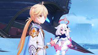 Traveller Aether and Paimon get into a Train Crash - Genshin Impact 7.0