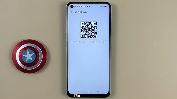 Share Wifi password by QR code, Connect Wifi by scanning QR code on OPPO A52 Android 11
