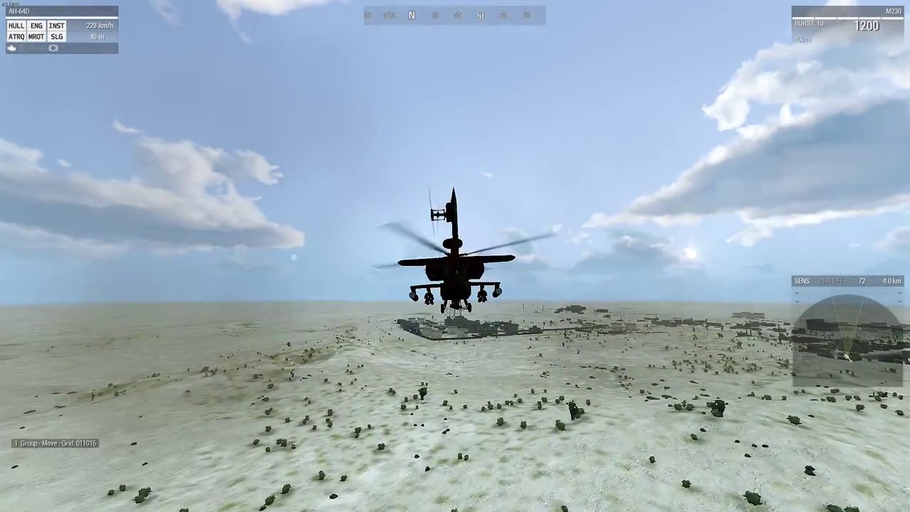 Sfg Rama3 Arma 3 SFG - dust test - from the air - YouTube