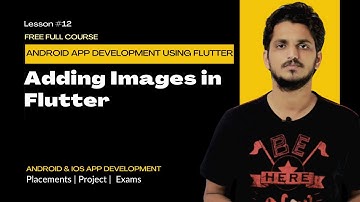 Adding Images in Flutter || Lesson 12 || Flutter ||