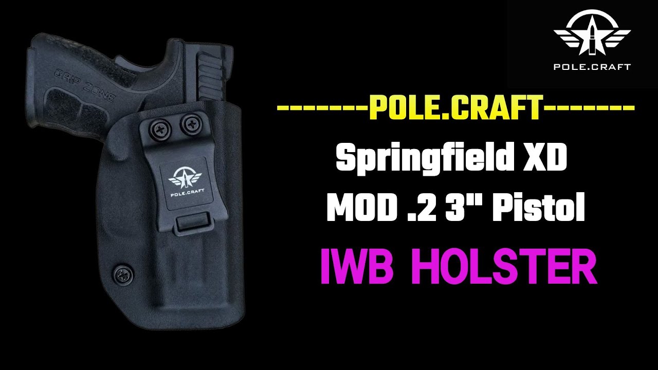 Concealment Express IWB Holster For Springfield XD 3 Sub-Compact - Left Hand Black
