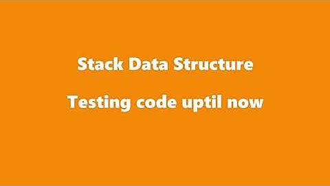Stack - Stack Code | Testing Code for peeking, finding size and checking empty or full for stack