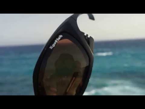 Рыболовные очки EGOFISH - тест линз на поляризацию