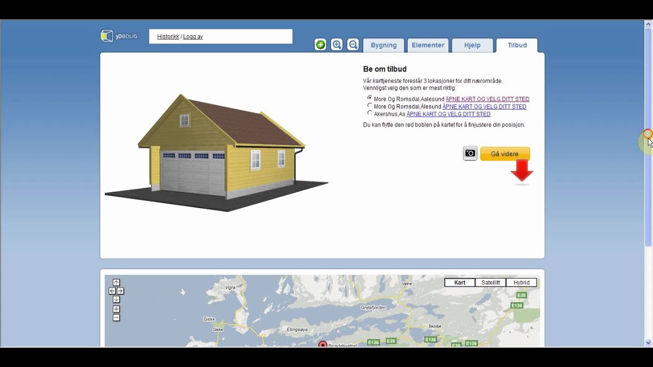 Tegne, garasje, utebod, naust, byggesøknad, i ekte 3d youtube Stuen og farve