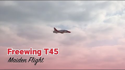 Freewing T45 V2  Maiden Flight