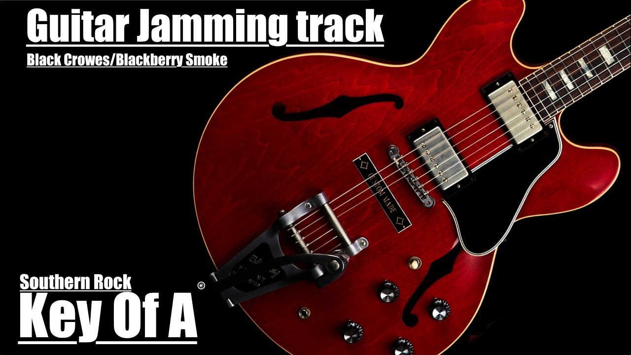 Guitar Jamming track - Blackberry Smoke/Black Crowes Style in A