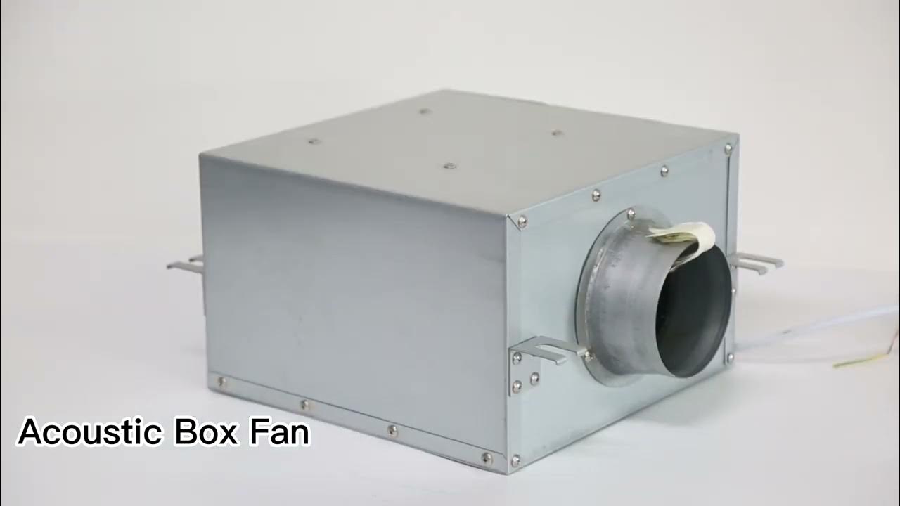 NUSSUN Acoustic box fan low noise & energysaving YouTube