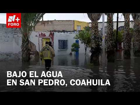 Flooding in San Pedro, Coahuila: Miguel Hidalgo neighborhood remains underwater