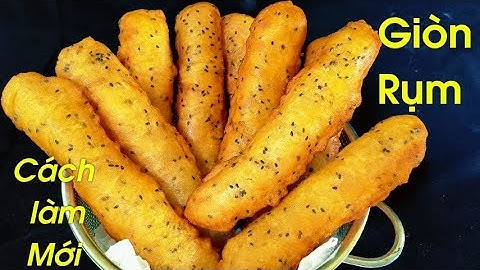 BÁNH CHUỐI CHIÊN/Bí Quyết Pha Bột Làm BÁNH CHUỐI CHIÊN Giòn Rụm, Phòng To,Rỗng Ruột Ăn Là Ghiền.