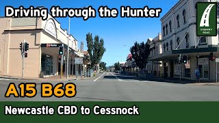 Driving from Newcastle to Cessnock via Kurri Kurri - Hunter NSW [4K]