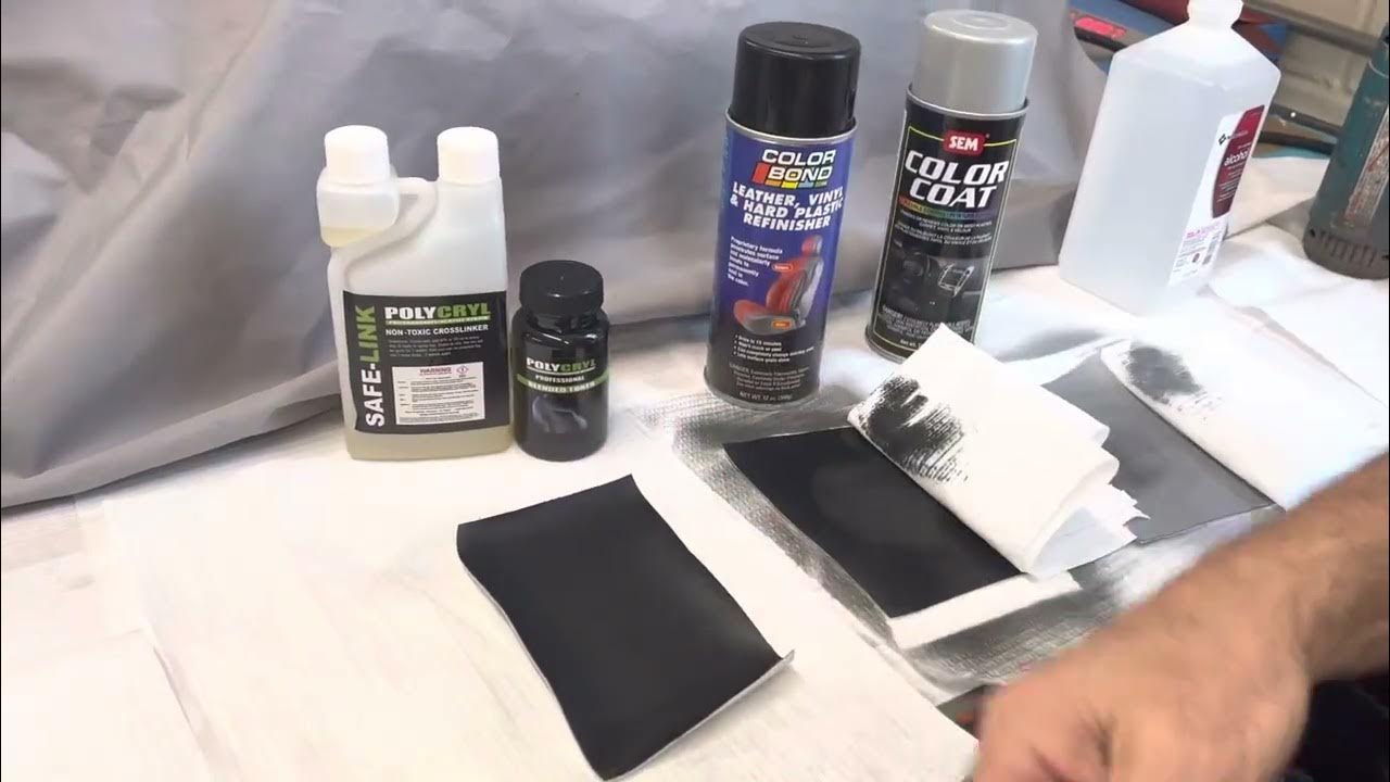 Professional Leather Finish VS Standard Rattle Can Spray Paint