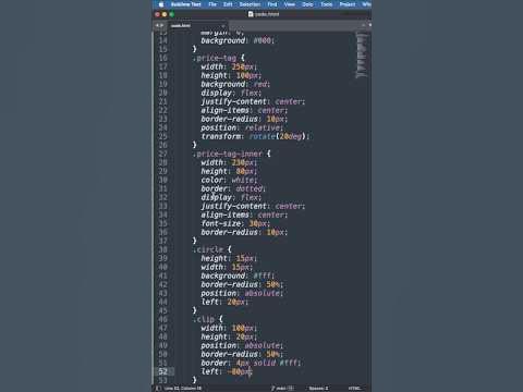🏷️Awesome Price Tag | HTML CSS - YouTube