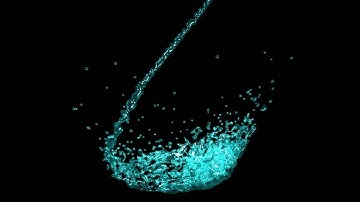 RealFlow to Lightwave Test 1