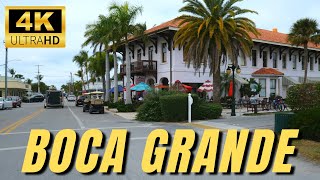 Downtown Boca Grande Historic District - Florida USA - 4k 60fps - Lumix S5