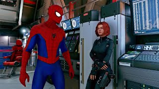 Marvel's Avengers Spider Man Had A Crush On Natasha and Hints A Symbiote Suit