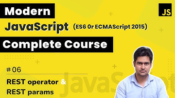 Rest Operator, Rest params in Javascript | ES6 in Hndi - 6 #javascript #reactjs