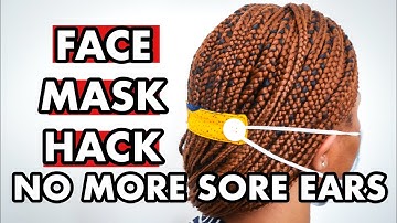 HOW TO SEW A MEDICAL FACE MASK ADAPTER : DIY FABRIC MASK EAR SAVERS