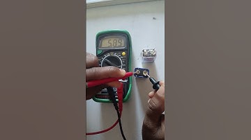 DC Voltage Checking Video using Multimeter #shorts #aiyamniikkutech