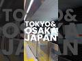 📍Tokyo ➡️ Osaka, Japan #travel #fyp #japan #osaka #tokyo #japantravel #japantrip #vlog #travelvlog