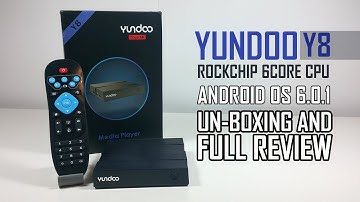 Yundoo Y8 Android TV Box REVIEW - RK3399, 4GB RAM 32GB NAND - FASTEST BOX 2017