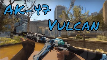 CS:GO AK-47 Vulcan (Field Tested) Showcase + Sticker