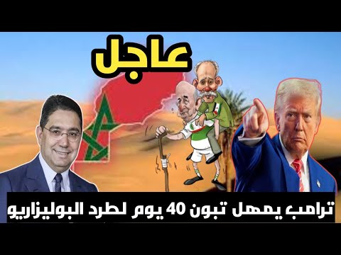 قناة ألمانية تصدم الجزائر حول نزاع الصحراء المغربية أمريكا تمهل الجزائر 40 يوما لطرد البوليزاريو